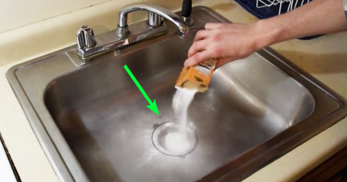 How to Clean Your Sink Drain with Baking Soda